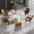 Modern Round White Pedestal Dining Table-484872849-535362558