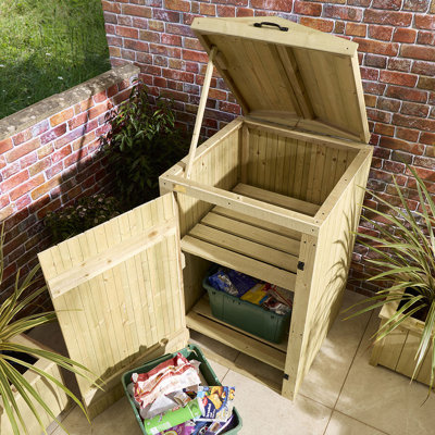 Wooden Bin Store