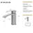Single Hole Bathroom Faucet with Drain Assembly-115721322