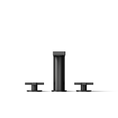 Composed Deck-Mount Bath Faucet With Cross Handles