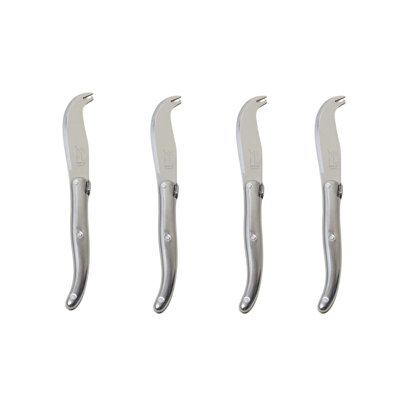 Set of 4 Laguiole Mini Fork-tipped Knife Stainless Steel
