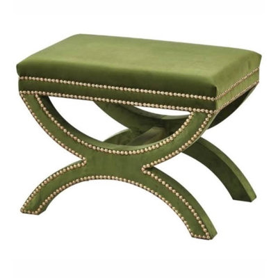 Halsey 60cm Wide Tufted Pouf Ottoman