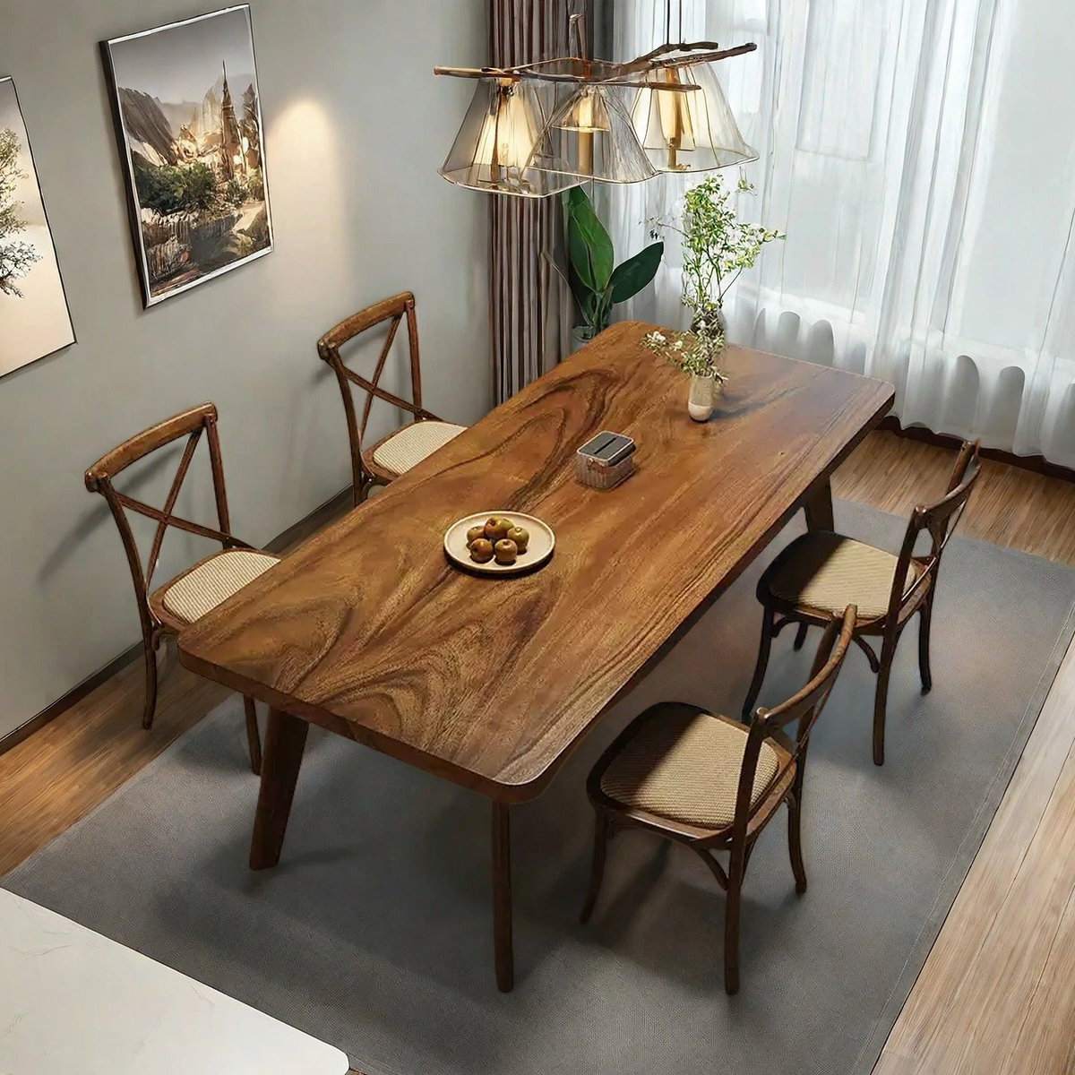 Corrigan Studio American-style rectangular dining table - Wayfair Canada