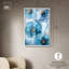 Art mural fleur de cyanescence dorée par Art Remedy-115132760-115132767
