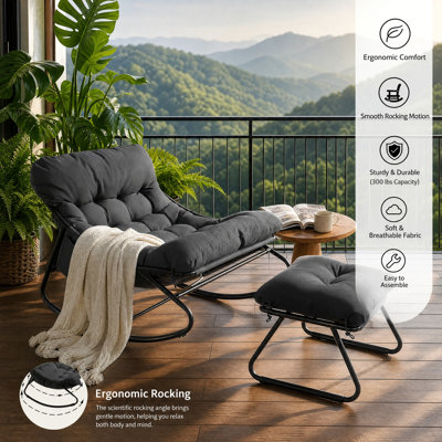 Iron Rocking Chair