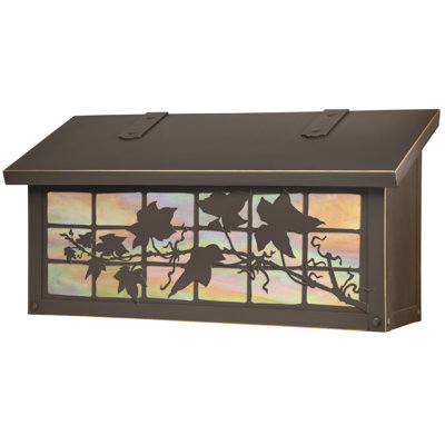 Brass Wall Mounted Mailbox