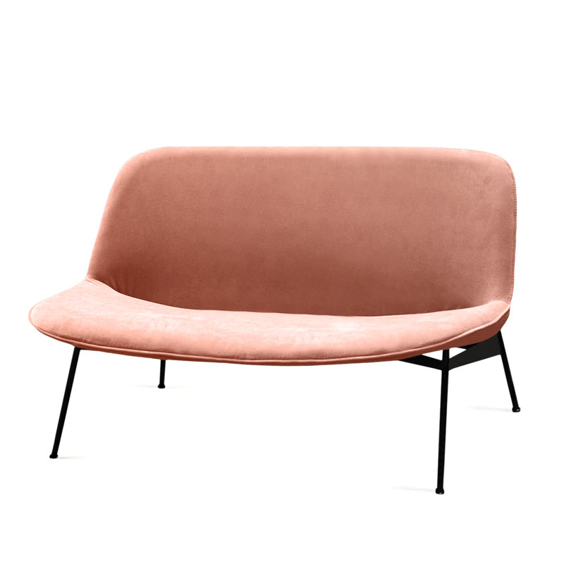 Chiado Sofa, Black, Paris Brick Velvet