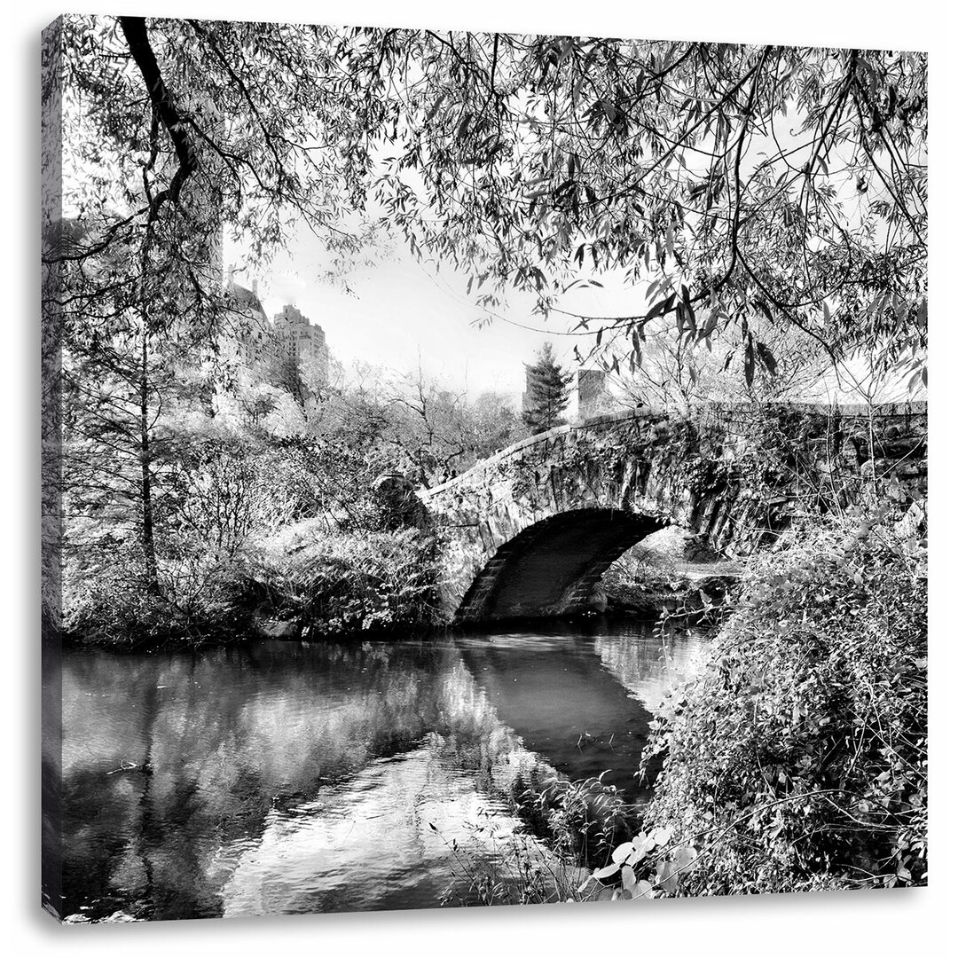 Leinwandbild Brücke im Central Park