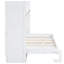 Lit escamotable avec bureau, lumière DEL et station de charge USB-132716643
