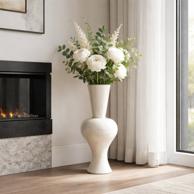 Vase de plancher artistique pour la maison - Vase à fleurs surdimensionné pour l'entrée