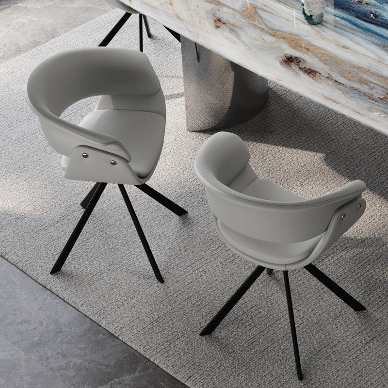 Chaises de salle à manger rembourrées Modern