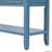 Bouldin Storage Vintage Console Table with Four Small Drawers and Bottom Shelf for Living Rooms, Ample Storage Vintage Console Table-2038687841