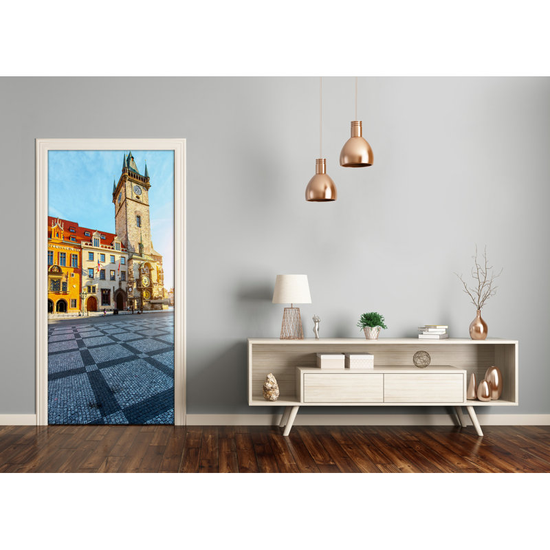 Prague Czech Republic Door Decal