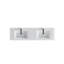 Ensemble de meuble-lavabo autoportant double 72 po avec plateau en pierre blanc brillant et 4 tiroirs 72 po-2105594469