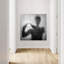 Blurred Heart Hands Abstract Romantic Contemporary Wall Art Print 1 Piece Wrapped Canvas Wall Art-70005619
