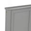 Lit plateforme avec rangement, 2 tiroirs avec roulettes, structure simple, gris-1912558977