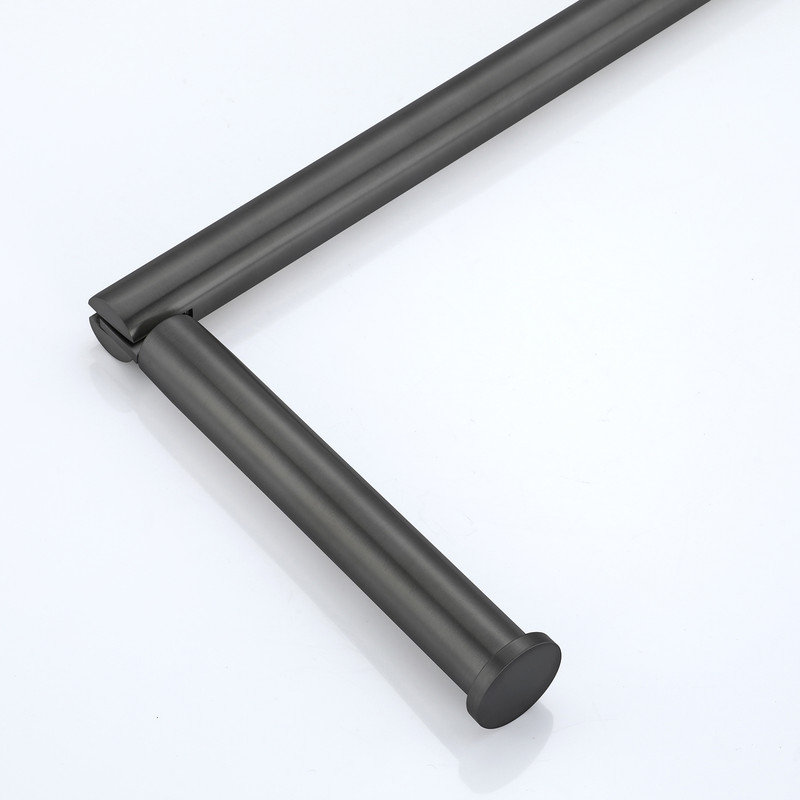 Porte-papier hygiénique sur pied SUS304, Noir mat