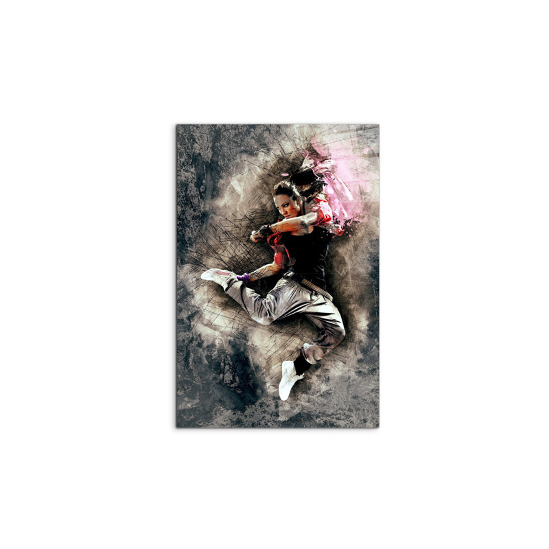 "Jump" by Studio 53×79.5 cm CrystalArt Acrylic Glass Effect, Lightweight Ready to Hang