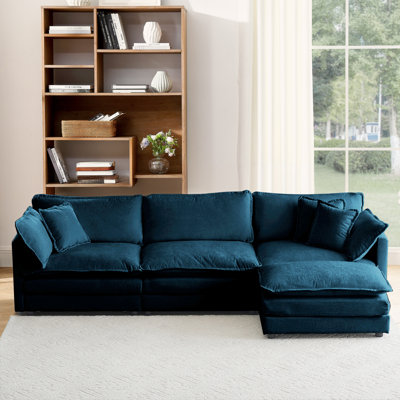Alaaya Upholstered L-Shaped Sectional Reversible