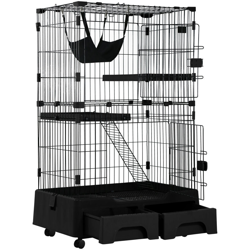 Cage à chat Strawser