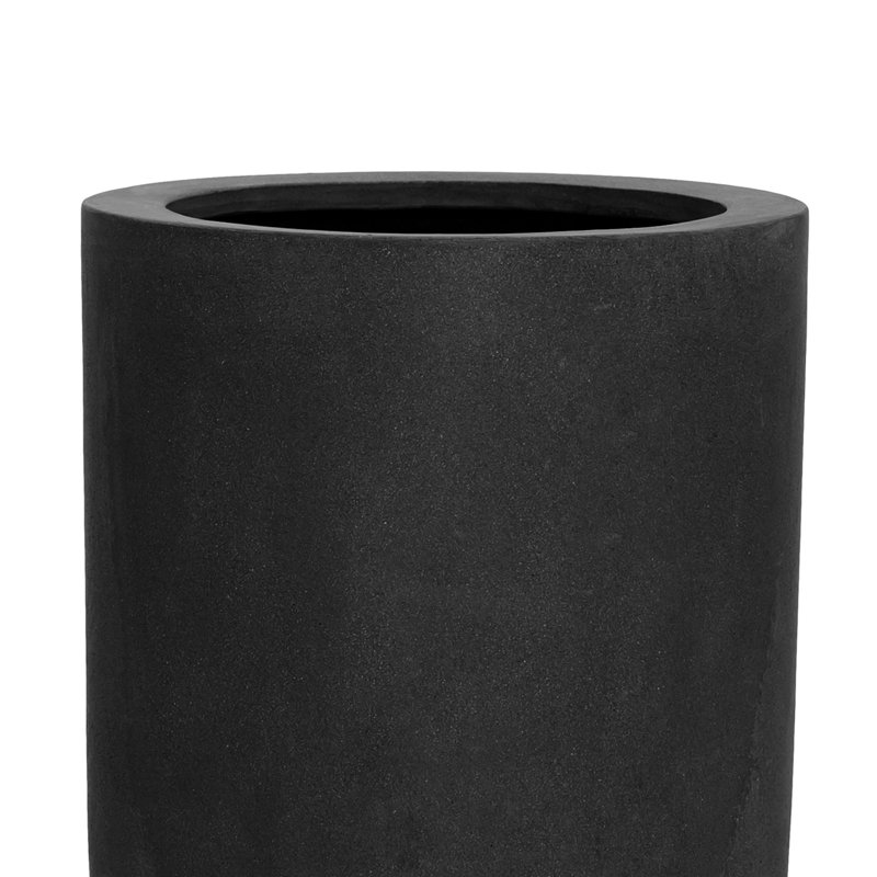 Pot rond rond en fibre de pierre