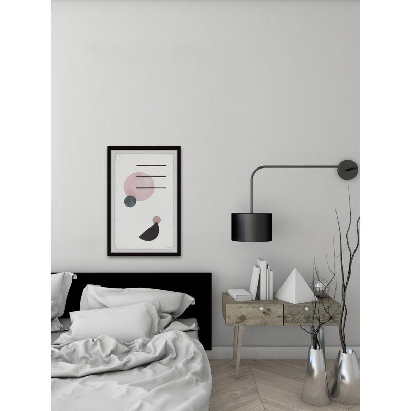 Pink Eclipse by Marmont Hill - Single Picture Frame Painting, 30 cm H x 20 cm W