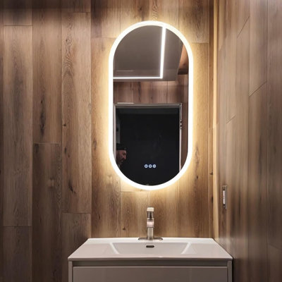 Oval LED Wall Mirror