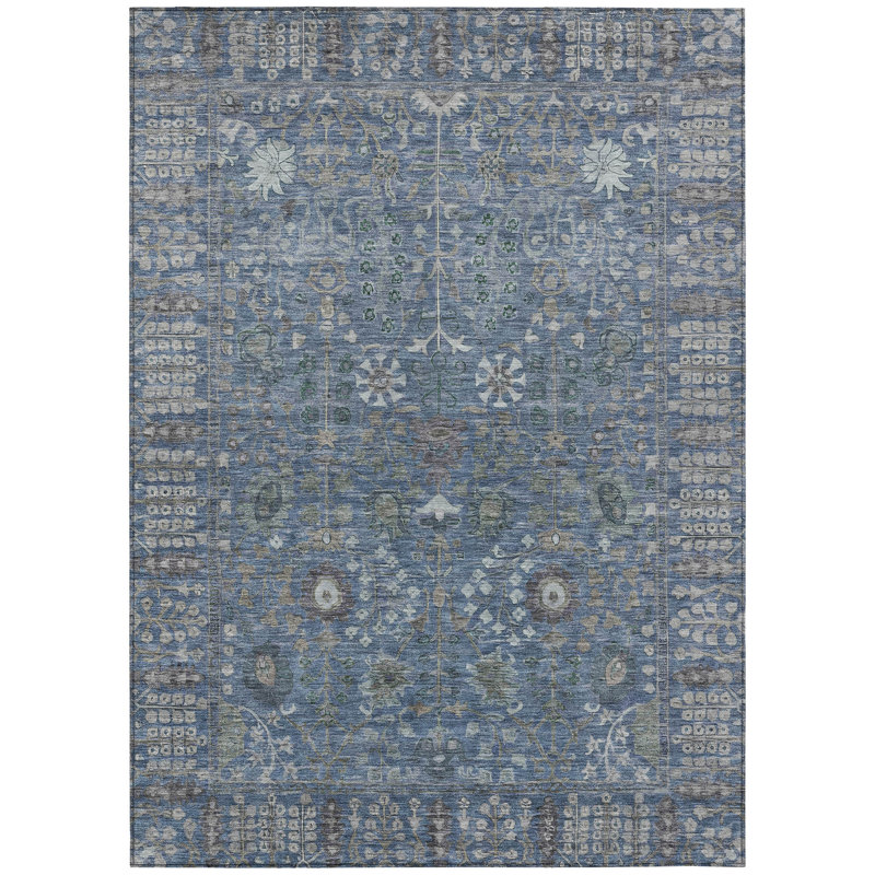 Machine Washable Indoor/Outdoor Derrick ACN2231 Global Rug, Rectangle 8' x 10'