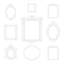 Décalcomanie murale cadres photos antiques-17995732