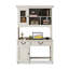 Combinaison bureau, bibliothèque et armoire en bois massif de style champêtre-110870418