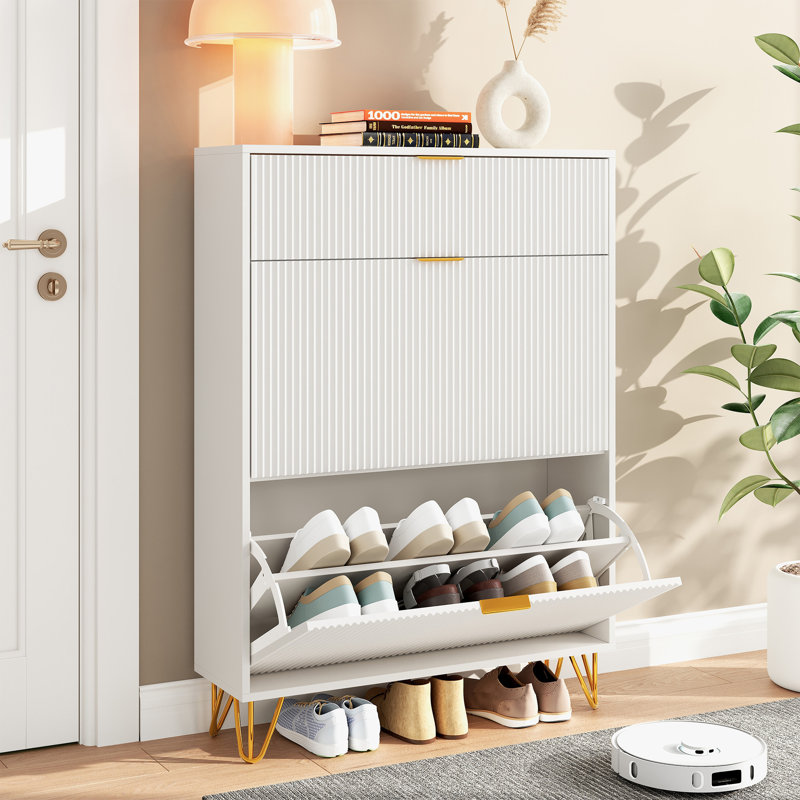 20 Pair Flip Down Shoe Storage