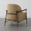 Fauteuil d'appoint en faux sherpa avec coussin lombaire Ashwanth-254091959
