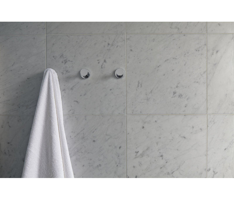 Stillness Wall Mounted Robe Hook, Polished Chrome