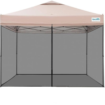 Quictent 10x10 Pop Up Canopy Tent - Instant Setup Gazebo for 1 Person, Portable & Compact, Waterproof & UV Protection, Ideal for Camping, Beach, Parties, and Outdoor Events