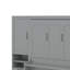 Queen Size Murphy Bed Wall Bed With Closet ,Drawers And Shelves-1482792083