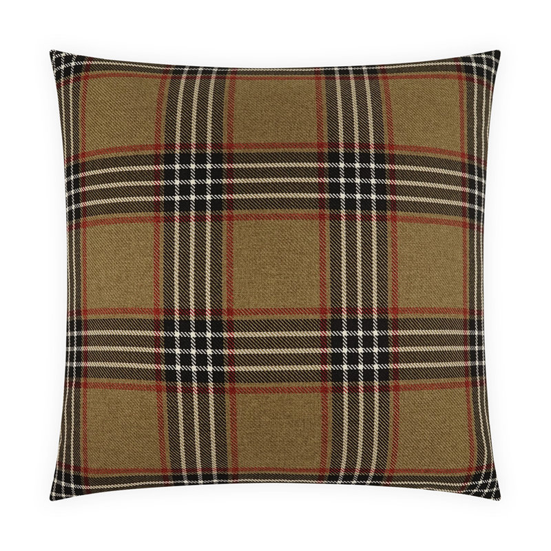 Coussin Yarmouth, Tanné, Carré 24 po
