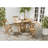 Laoise 4 - Person Acacia Wood Patio Dining Set with Rectangular Table-22809929
