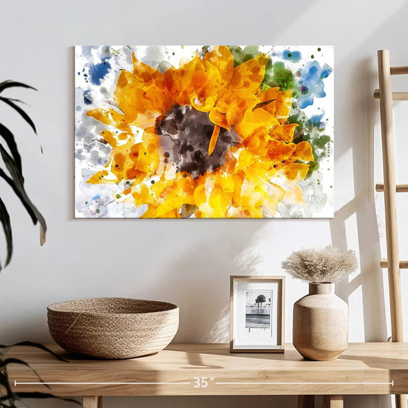 Harnek soleil floral, H 16 po x l 24 po