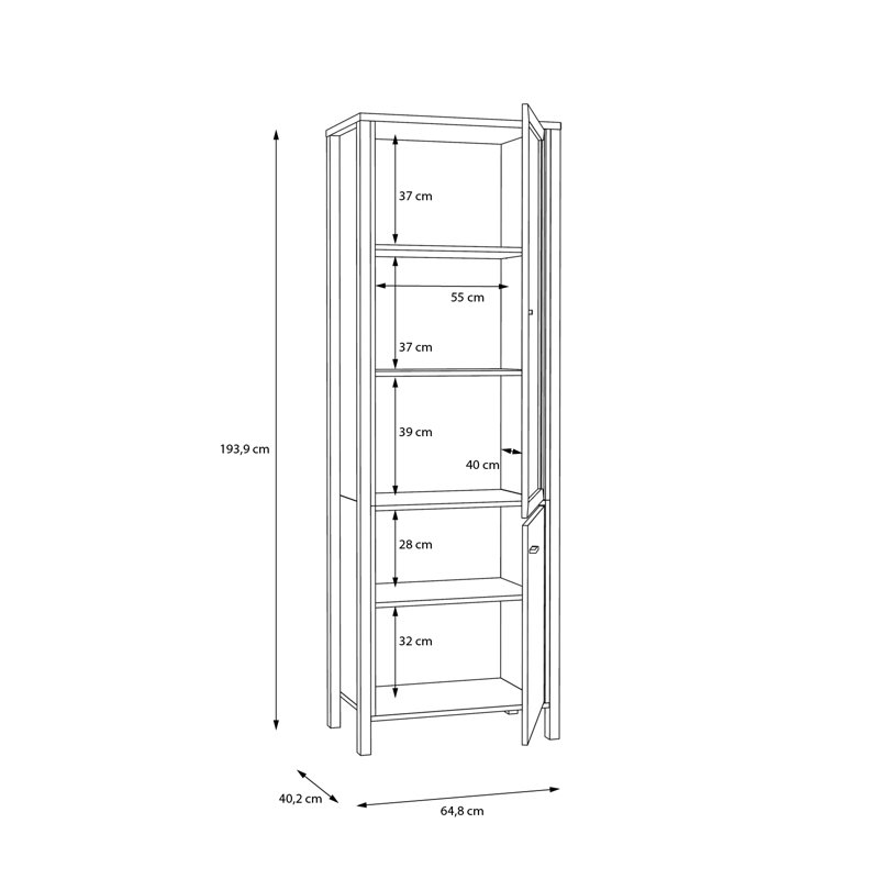 Lorrayne Display Cabinet