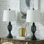 Ensemble de lampes de table de chevet 26,50 "Aaban (ensemble de 2)