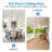 42inch 3 ABS Blades Indoor and Outdoor Ceiling Fan with Integrated LED and Remote Downrod,White-438892380-438892378-438892376