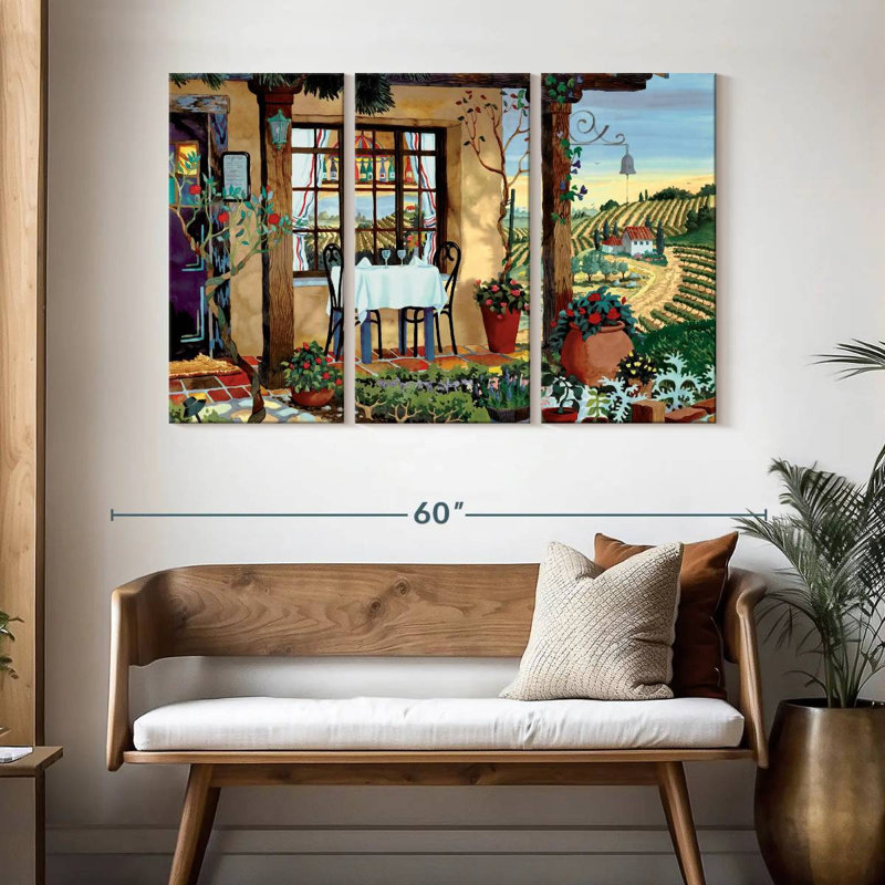 Alvord «A Taste Of Wine Country», H 32 po x l 50 po
