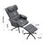 Bertolt Faux Leather Swivel Accent Chair
