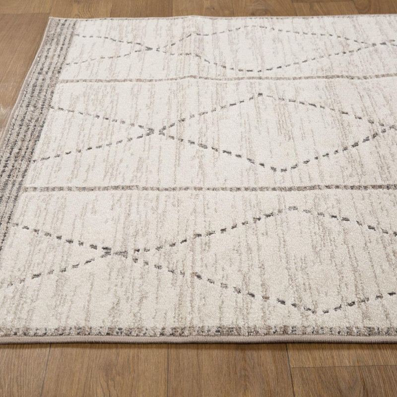 Moroccan Diamond Area Rug, 9x12