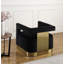 Fauteuil demi-tonneau en velours Jocoby-1170383051