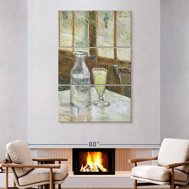 Yarlin Cafe Table With Absinthe, 74" H x 48" W