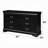 57" W Double Dresser Bedroom Dresser 6 Drawer Dresser Wood Dresser (Mirror Not Included)-1848574118