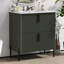 Meuble-lavabo 30 po avec lavabo en céramique et tiroirs pleine extension-385453272