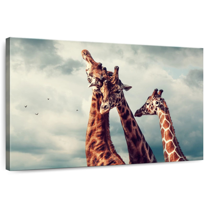 Brampt Giraffe Family Bonding, 20" H x 30" W