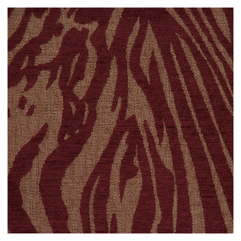 Tissu abstrait Allure, Burgundy/Beige